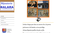 Desktop Screenshot of bijouteriebalara.com