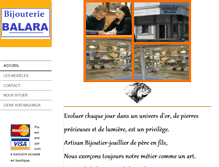 Tablet Screenshot of bijouteriebalara.com